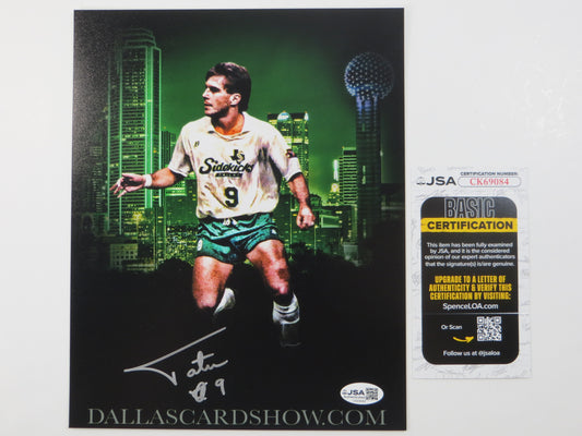 TATU DALLAS SIDEKICKS SIGNED Custom Edit 8x10 PHOTO JSA COA