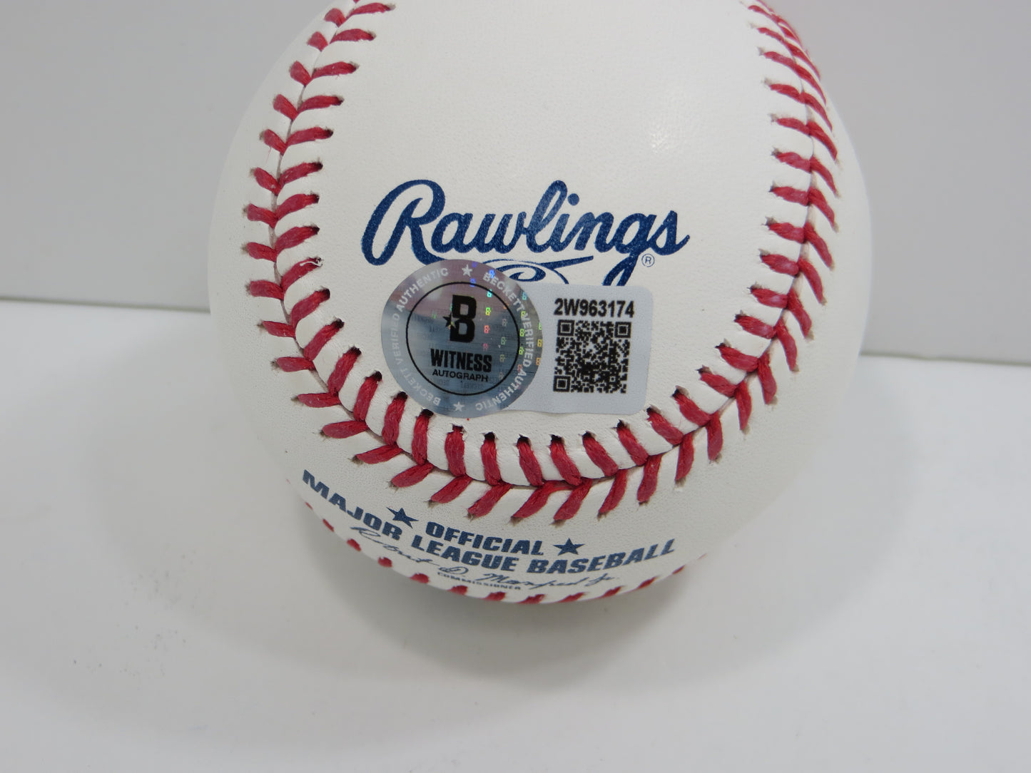 SEBASTIAN WALCOTT TEXAS RANGERS SIGNED RAWLINGS OML BASEBALL BAS COA