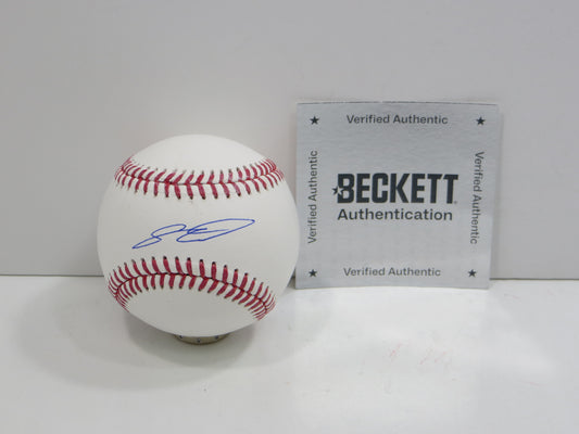 SEBASTIAN WALCOTT TEXAS RANGERS SIGNED RAWLINGS OML BASEBALL BAS COA