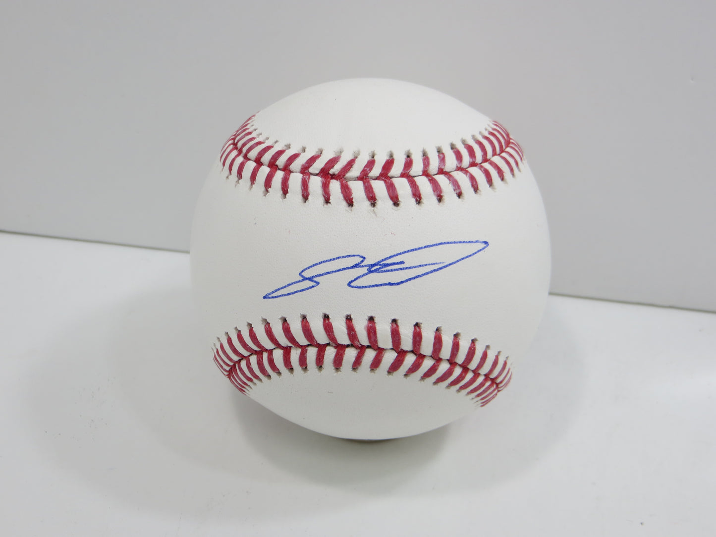 SEBASTIAN WALCOTT TEXAS RANGERS SIGNED RAWLINGS OML BASEBALL BAS COA