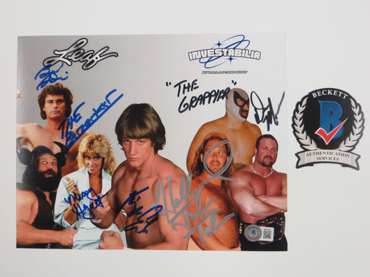 INVESTABILIA by the DALLAS CARD SHOW SIGNED 8x10 White PHOTO Von Erich +MORE BAS