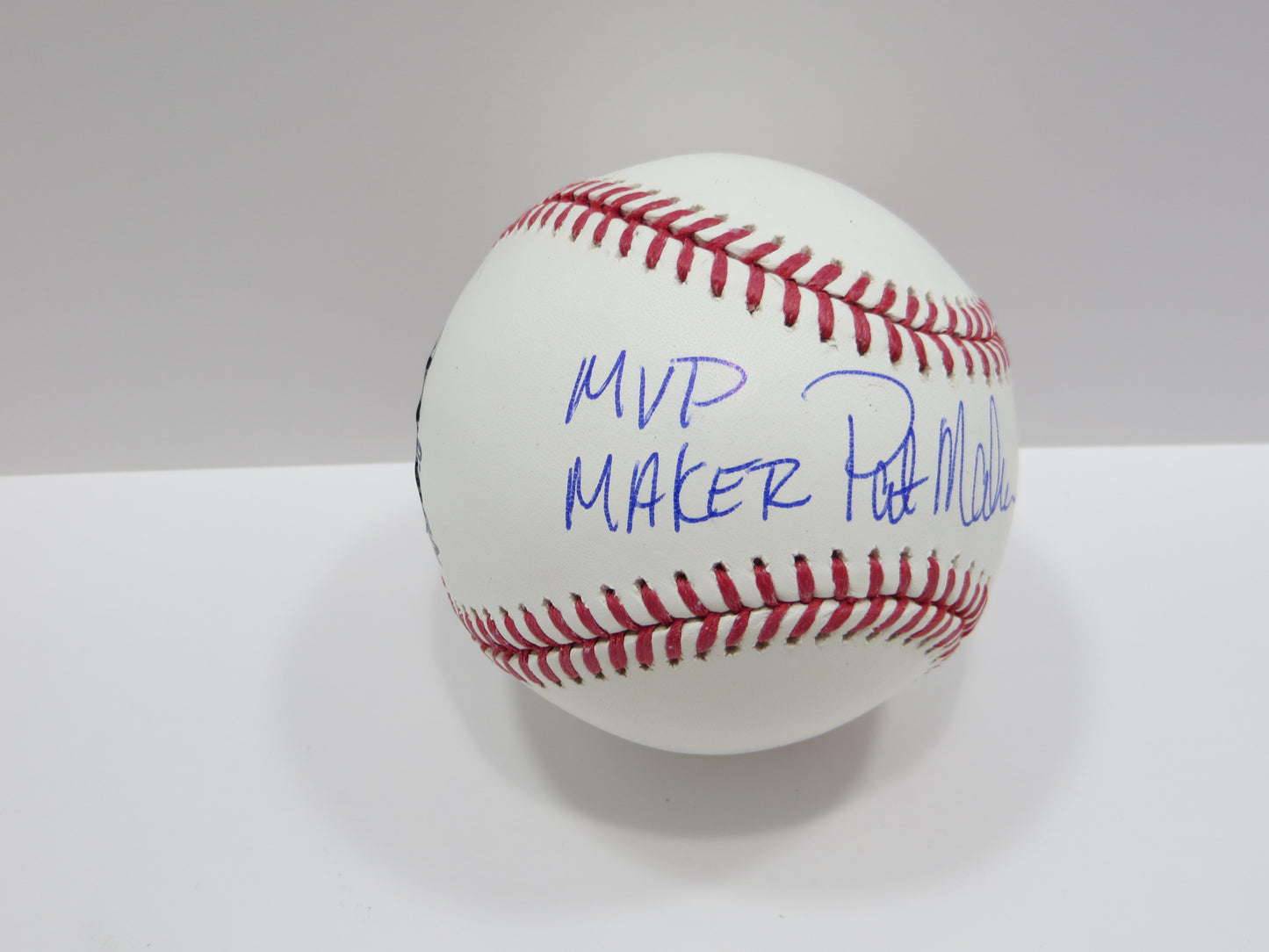 PAT PATRICK MAHOMES SR SIGNED OML BASEBALL Twins w/MVP THE ORIGINAL BAS