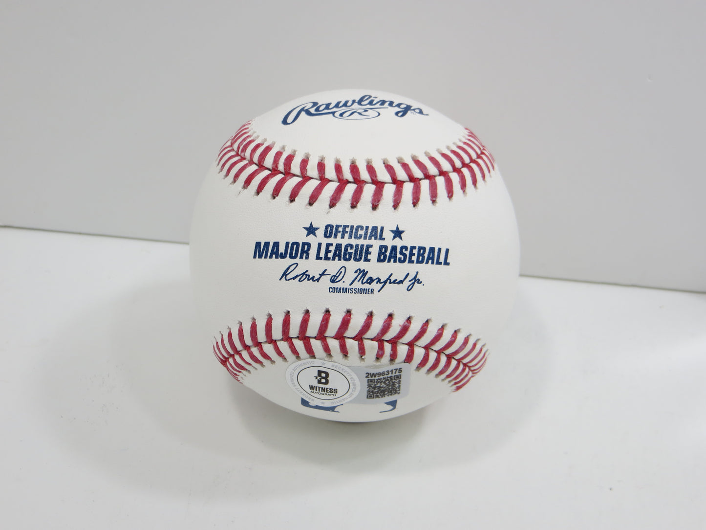 SEBASTIAN WALCOTT TEXAS RANGERS SIGNED RAWLINGS OML BASEBALL BAS COA