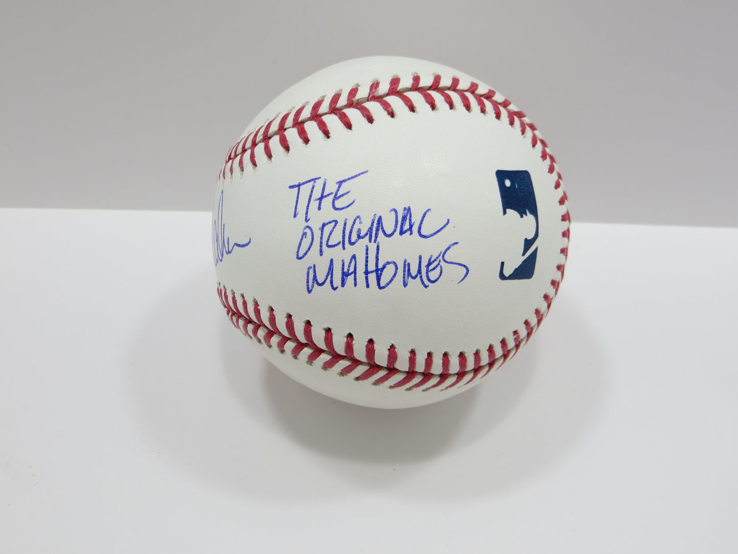 PAT PATRICK MAHOMES SR SIGNED OML BASEBALL Twins w/MVP THE ORIGINAL BAS
