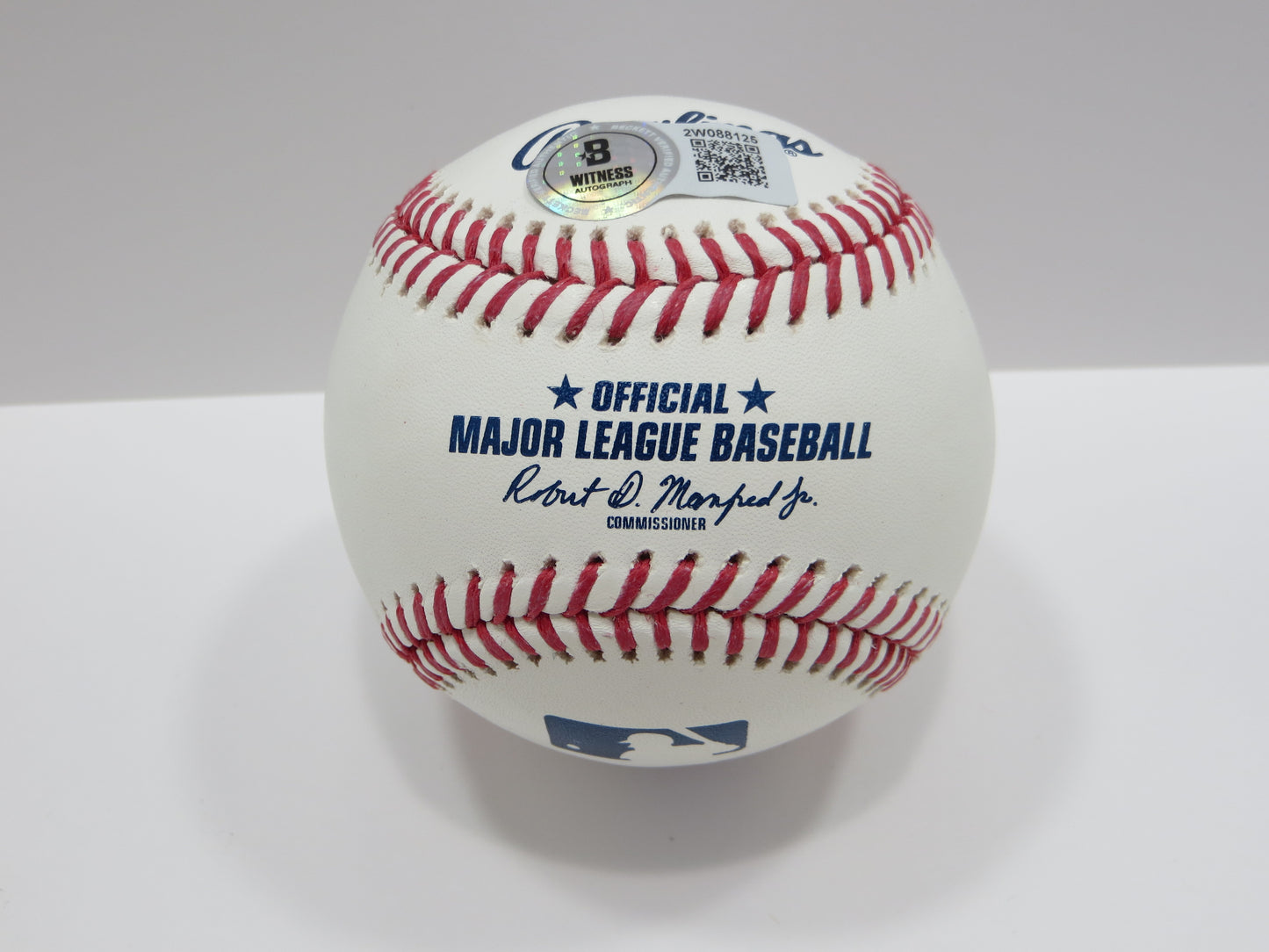 PAT PATRICK MAHOMES SR SIGNED OML BASEBALL Twins w/MVP THE ORIGINAL BAS