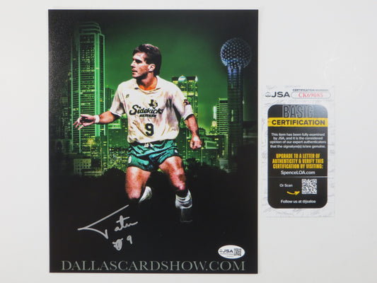 TATU DALLAS SIDEKICKS SIGNED Custom Edit 8x10 PHOTO JSA COA