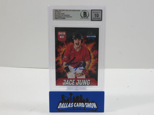 2025 JANUARY DCS SERIES 6 #3 JACE JUNG BGS 10 AUTO