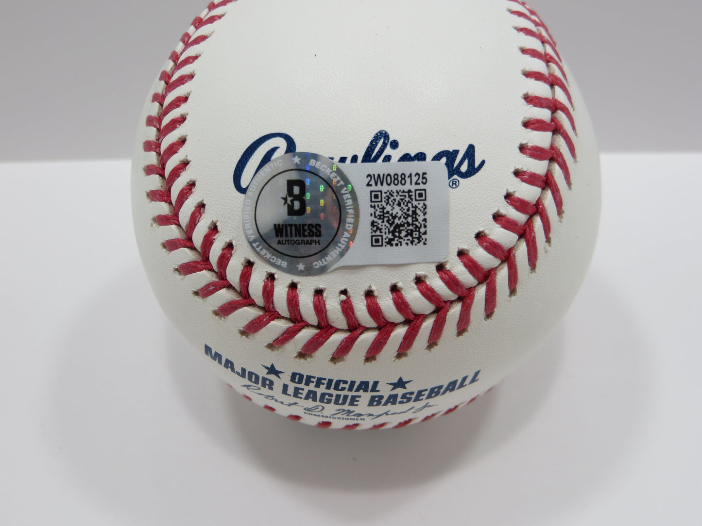 PAT PATRICK MAHOMES SR SIGNED OML BASEBALL Twins w/MVP THE ORIGINAL BAS