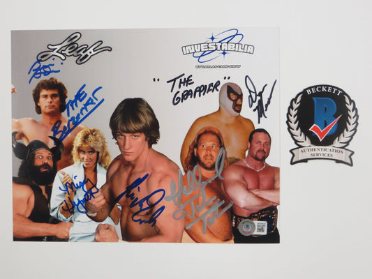 INVESTABILIA by the DALLAS CARD SHOW SIGNED 8x10 White PHOTO Von Erich +MORE BAS