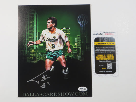 TATU DALLAS SIDEKICKS SIGNED Custom Edit 8x10 PHOTO JSA COA