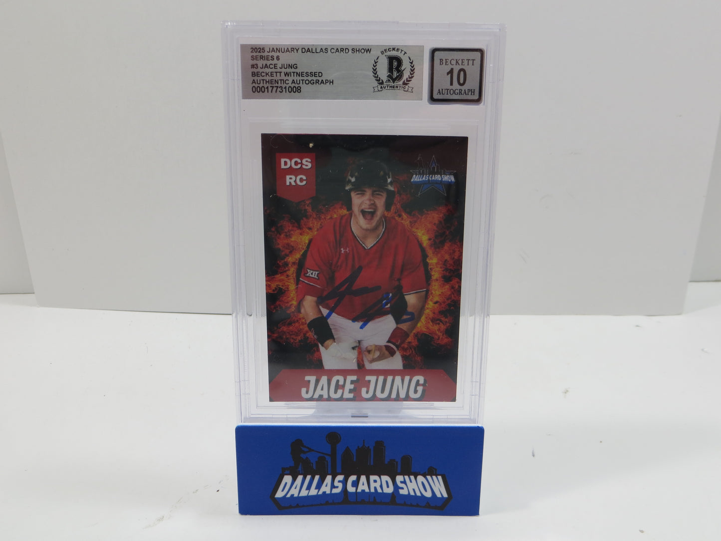 2025 JANUARY DCS SERIES 6 #3 JACE JUNG BGS 10 AUTO