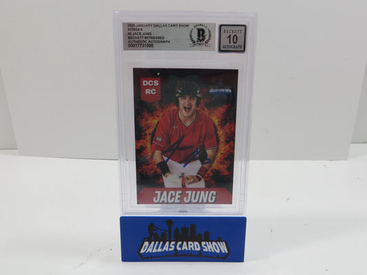 2025 JANUARY DCS SERIES 6 #3 JACE JUNG BGS 10 AUTO