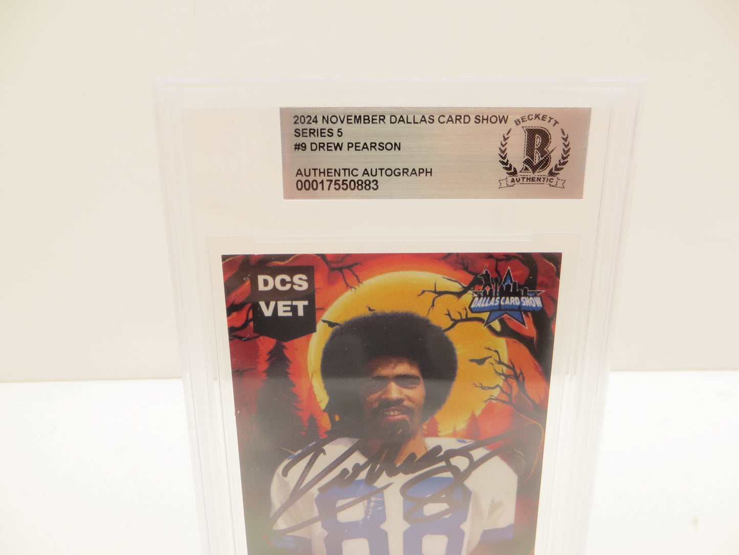 2024 NOVEMBER DALLAS CARD SHOW SERIES 5 #9 DREW PEARSON BGS 10 AUTO