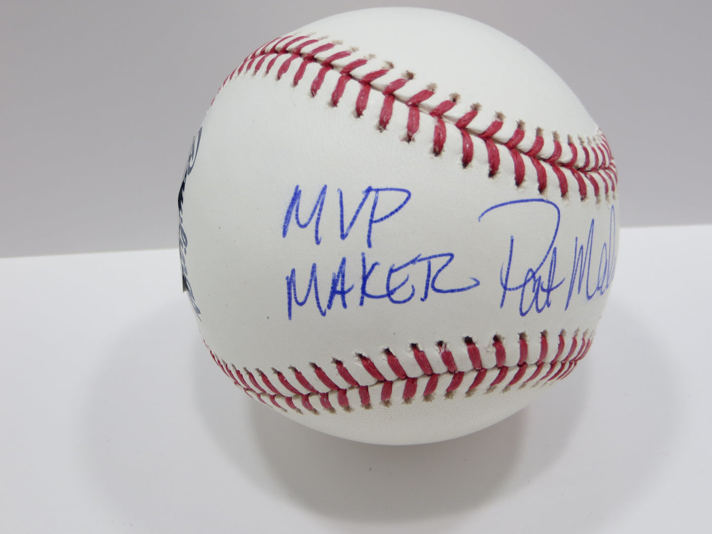 PAT PATRICK MAHOMES SR SIGNED OML BASEBALL Twins w/MVP THE ORIGINAL BAS