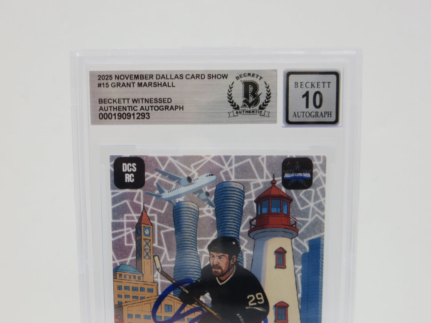 2025 NOVEMBER DALLAS CARD SHOW #15 GRANT MARSHALL AUTO 10