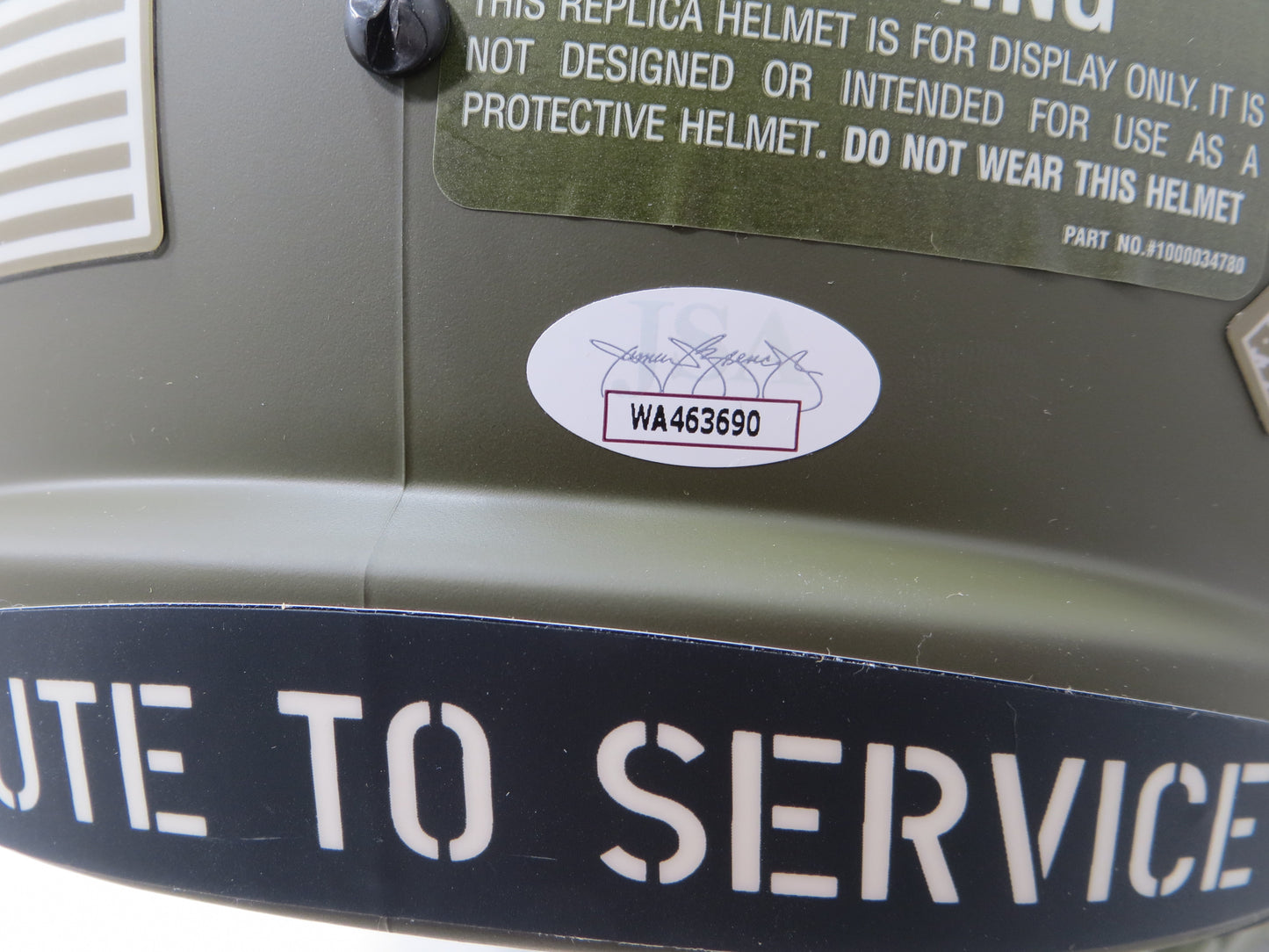 BOB LILLY SIGNED DALLAS COWBOYS FULL SIZE Salute to Service HELMET w/5INSCs JSA