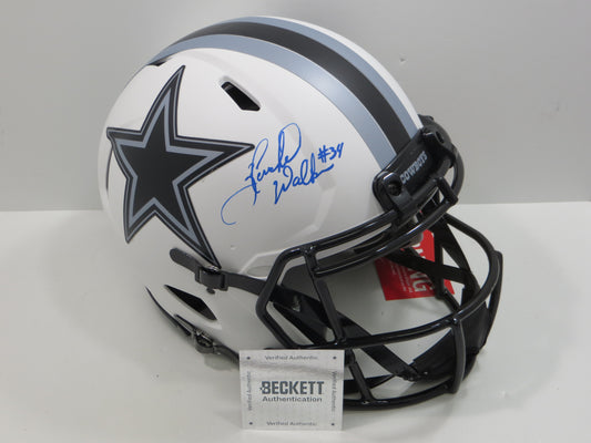 HERSCHEL WALKER DALLAS COWBOYS SIGNED AUTHENTIC LUNAR ECLIPSE F/S Helmet BAS