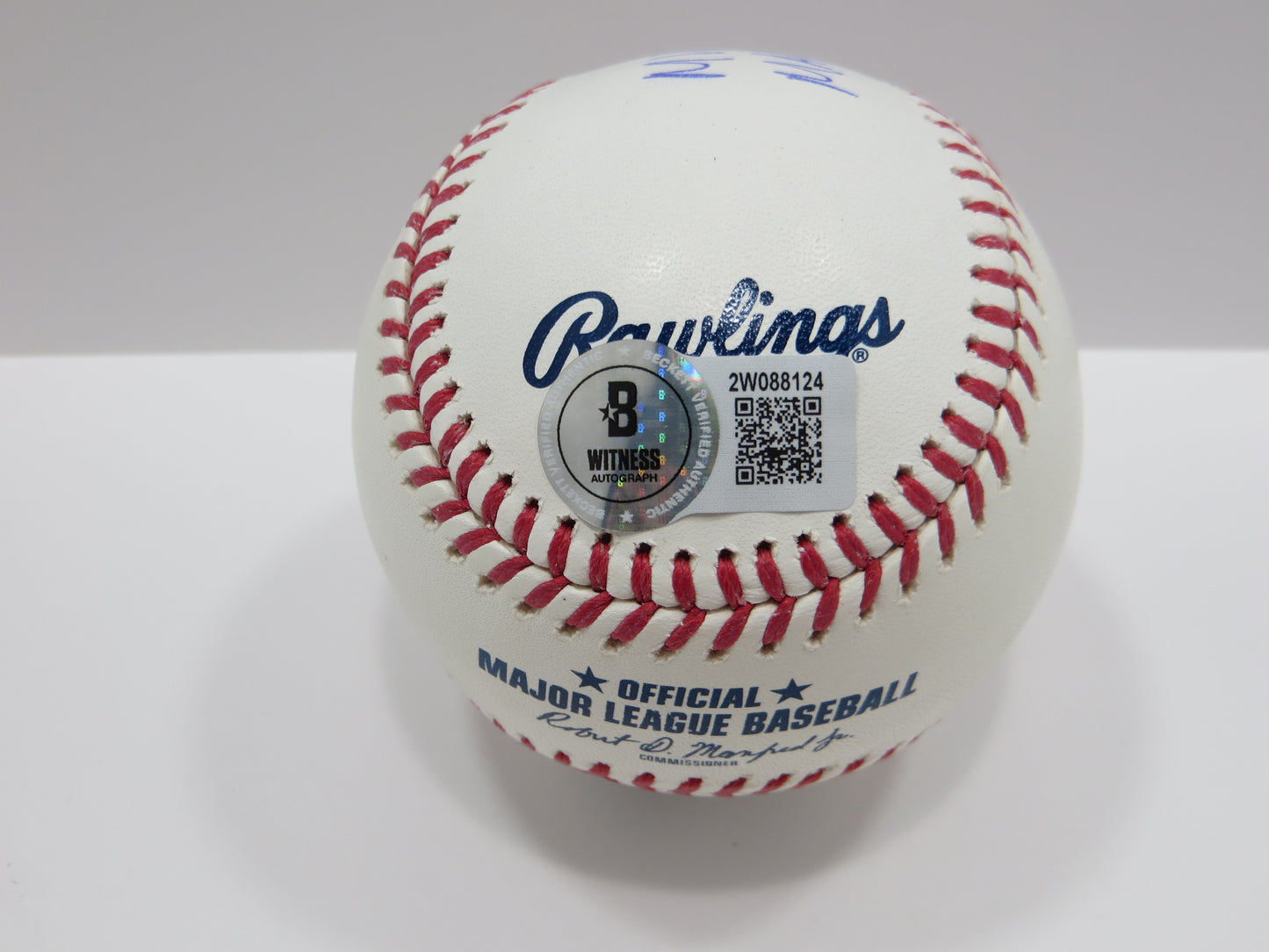 PAT PATRICK MAHOMES SR SIGNED OML BASEBALL Twins w/MVP THE ORIGINAL BAS