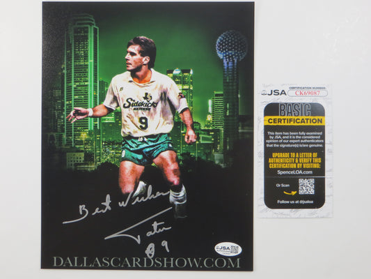 TATU DALLAS SIDEKICKS SIGNED Custom Edit 8x10 PHOTO JSA COA