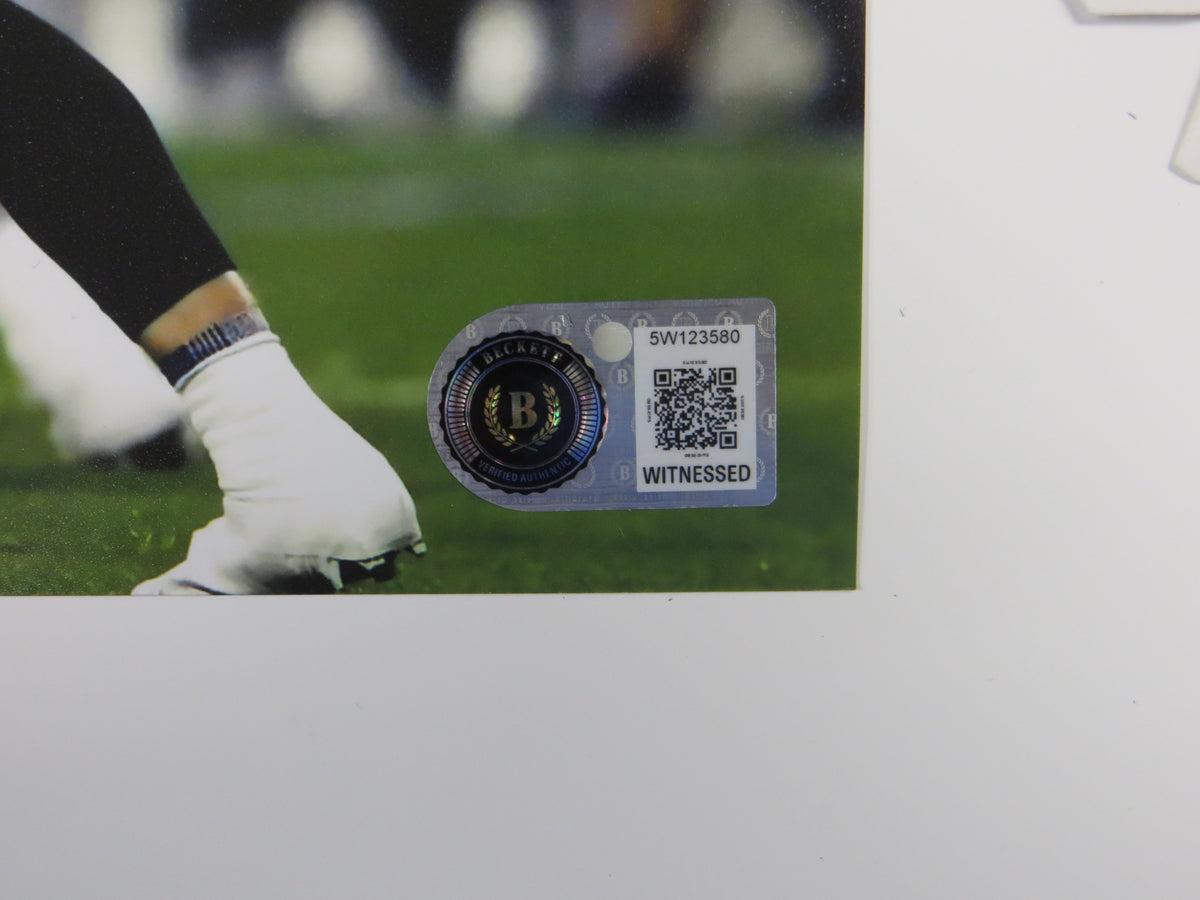 MAX DUGGAN TCU HORNED FROGS SIGNED Fiesta Bowl 8x10 PHOTO BAS