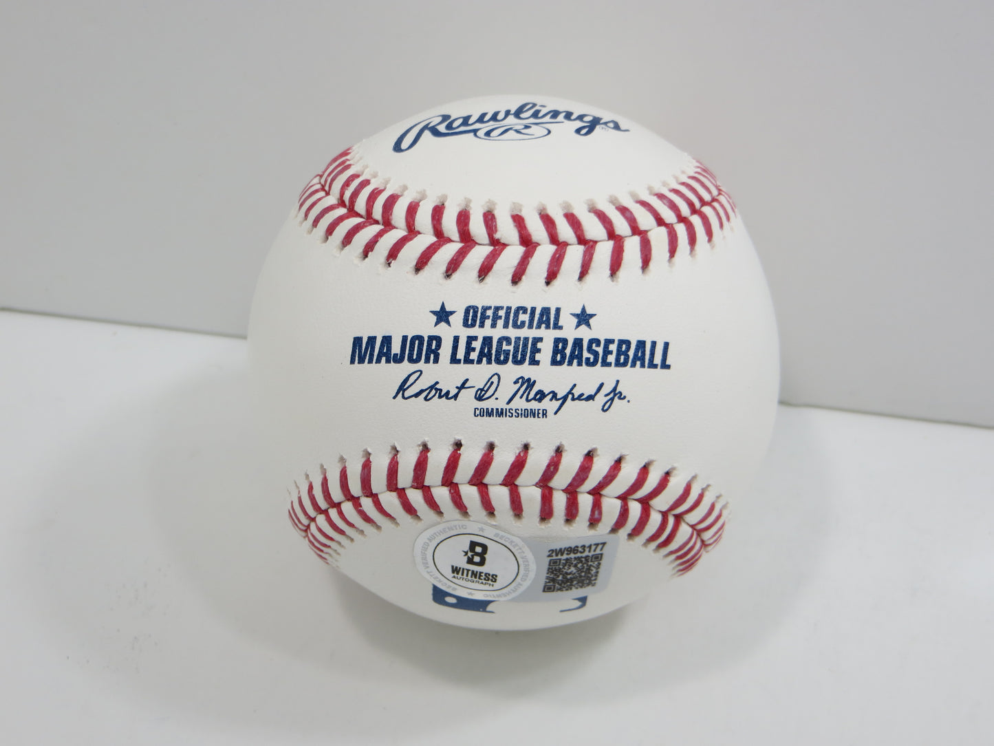 SEBASTIAN WALCOTT TEXAS RANGERS SIGNED RAWLINGS OML BASEBALL BAS COA