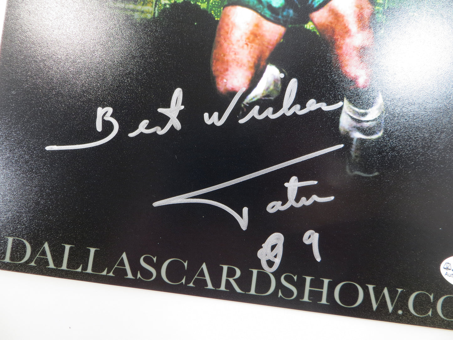 TATU DALLAS SIDEKICKS SIGNED Custom Edit 8x10 PHOTO JSA COA