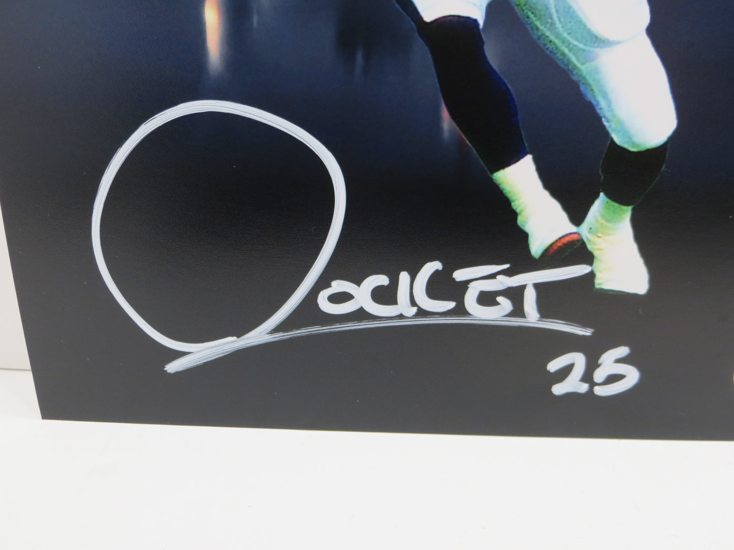 RAGHIB ROCKET ISMAIL TORONTO ARGONAUTS SIGNED 8x10 PHOTO Skyline BAS