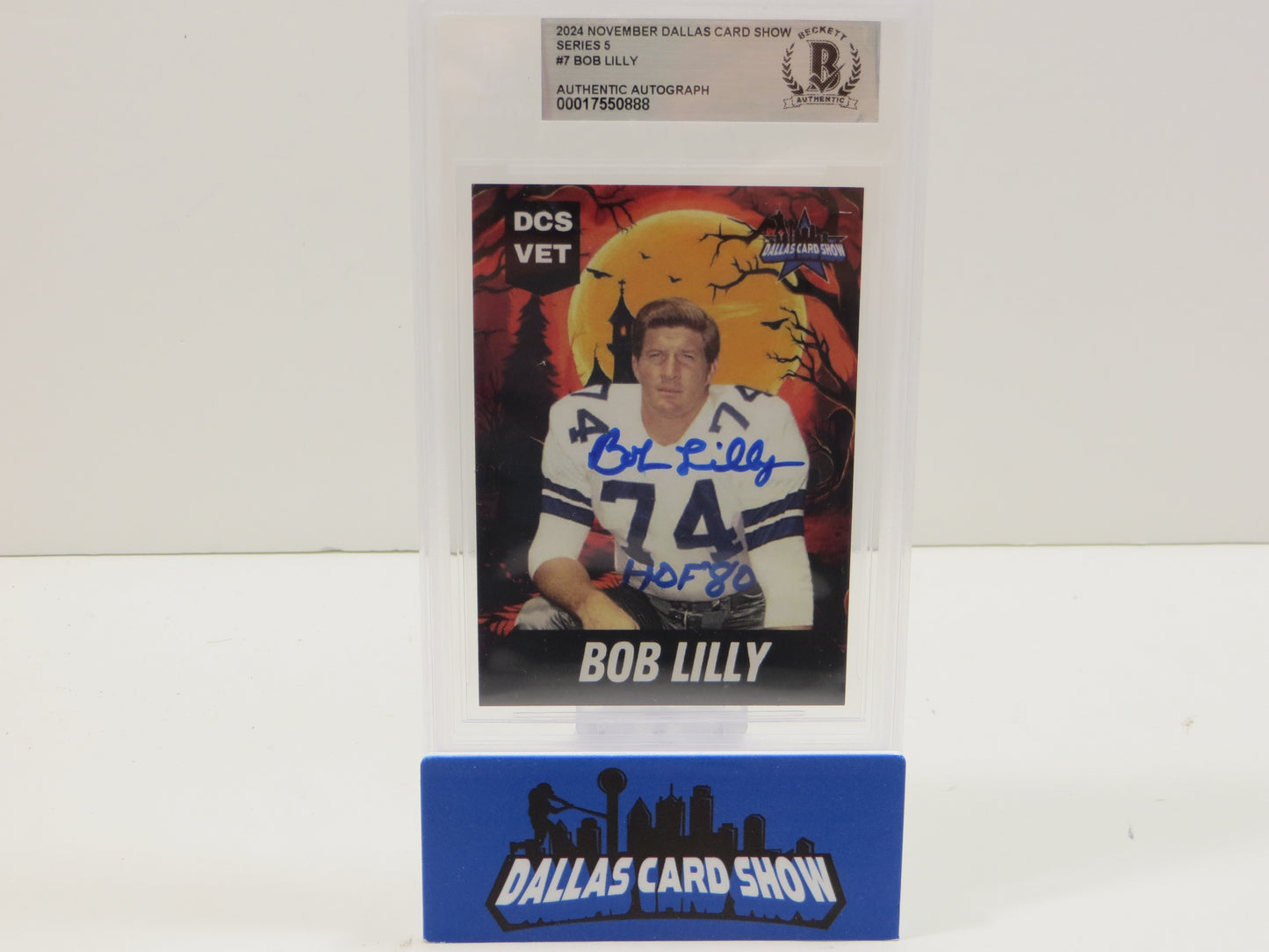 2024 NOVEMBER DALLAS CARD SHOW SERIES 5 #7 BOB LILLY BGS 10 AUTO