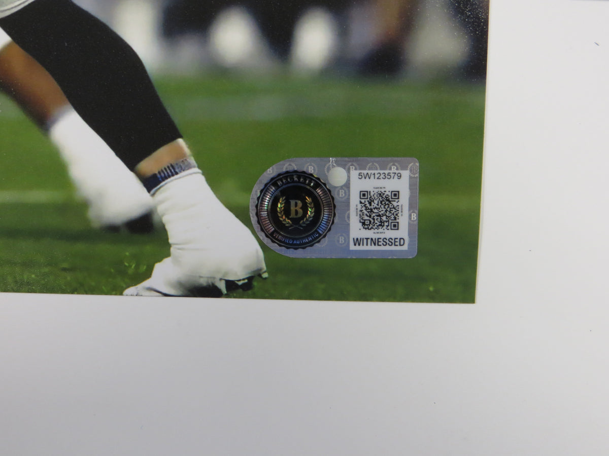 MAX DUGGAN TCU HORNED FROGS SIGNED Fiesta Bowl 8x10 PHOTO BAS