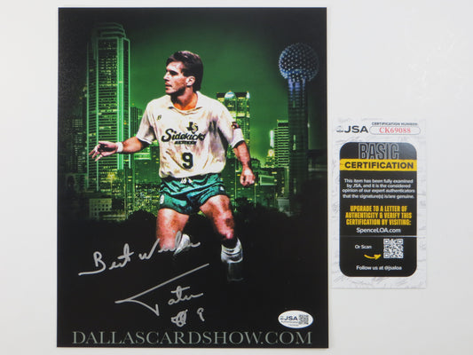 TATU DALLAS SIDEKICKS SIGNED Custom Edit 8x10 PHOTO JSA COA