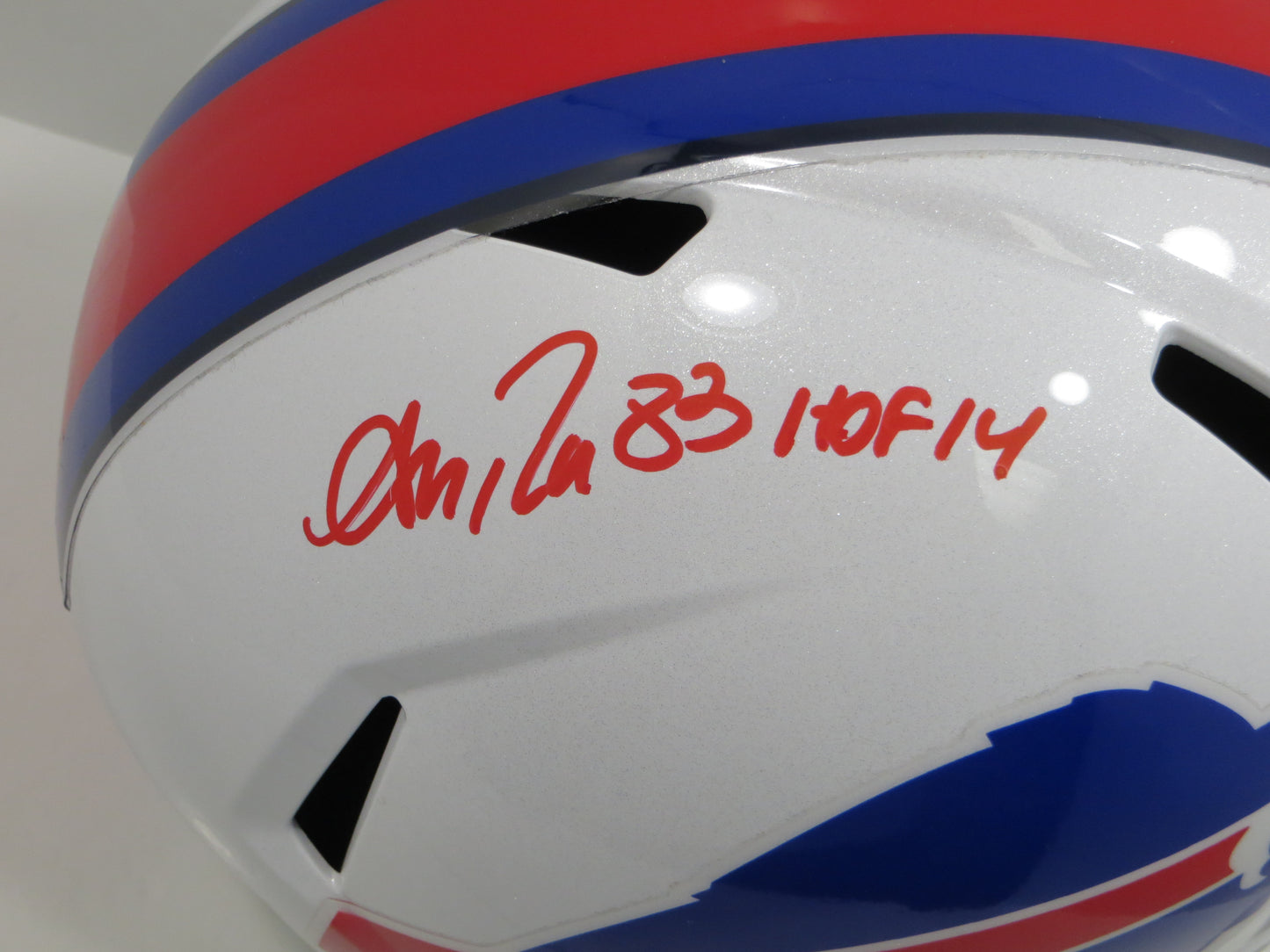 ANDRE REED BUFFALO BILLS SIGNED RIDDELL SPEED FULL SIZE Helmet w/HOF 14 BAS