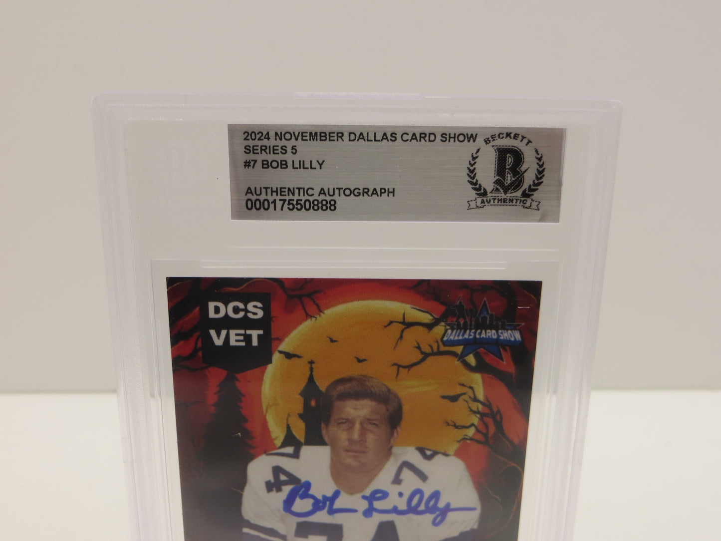 2024 NOVEMBER DALLAS CARD SHOW SERIES 5 #7 BOB LILLY BGS 10 AUTO