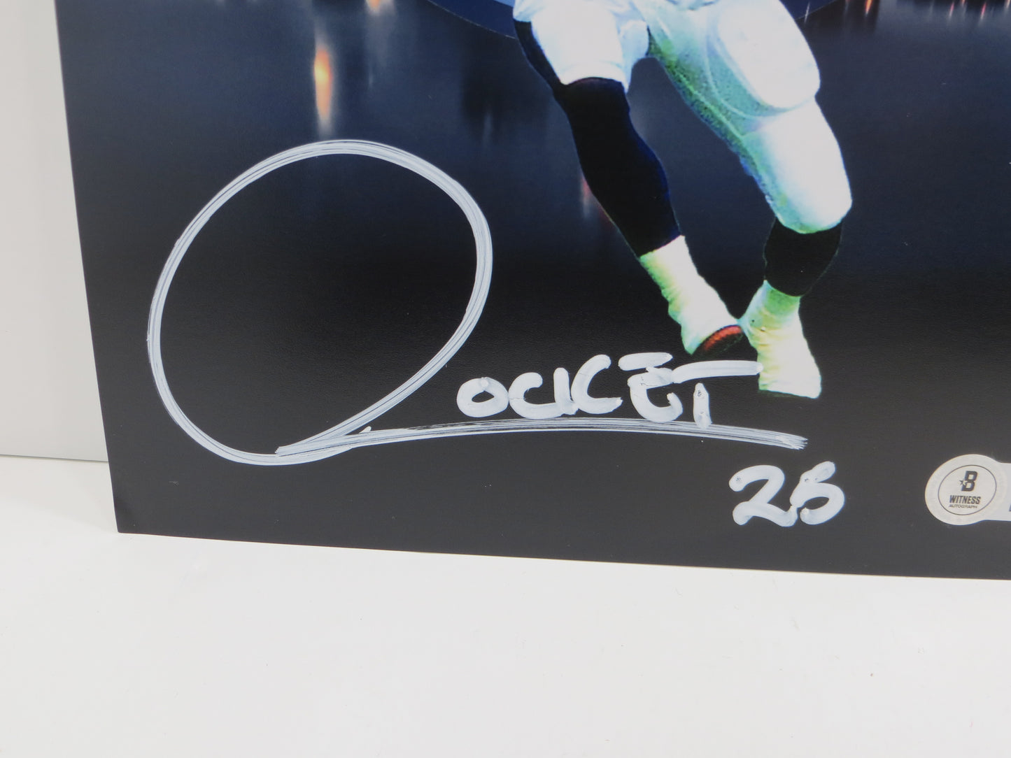 RAGHIB ROCKET ISMAIL TORONTO ARGONAUTS SIGNED 8x10 PHOTO Skyline BAS