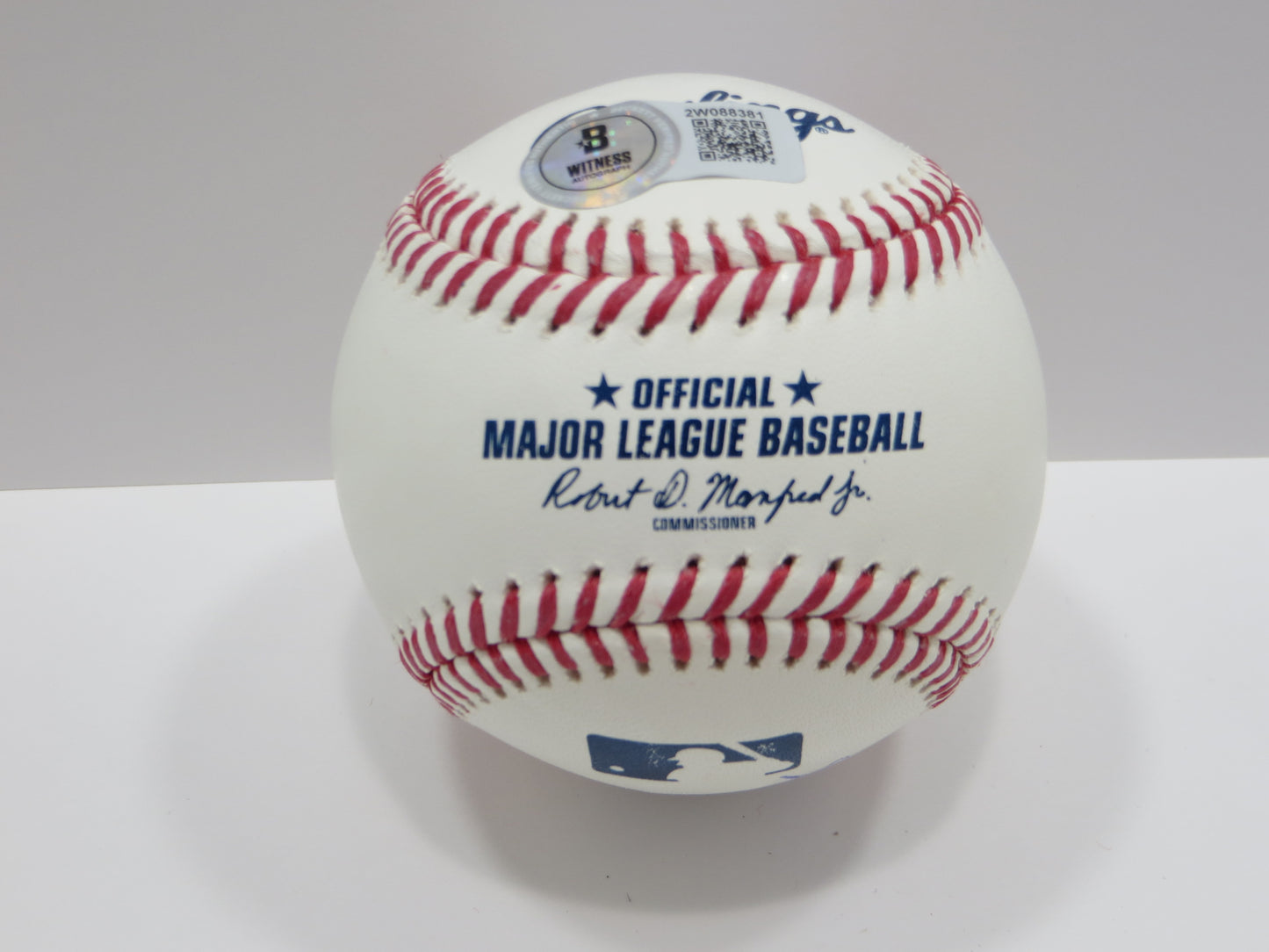 PAT PATRICK MAHOMES SR SIGNED OML BASEBALL Twins w/MVP MAKER THE OG BAS