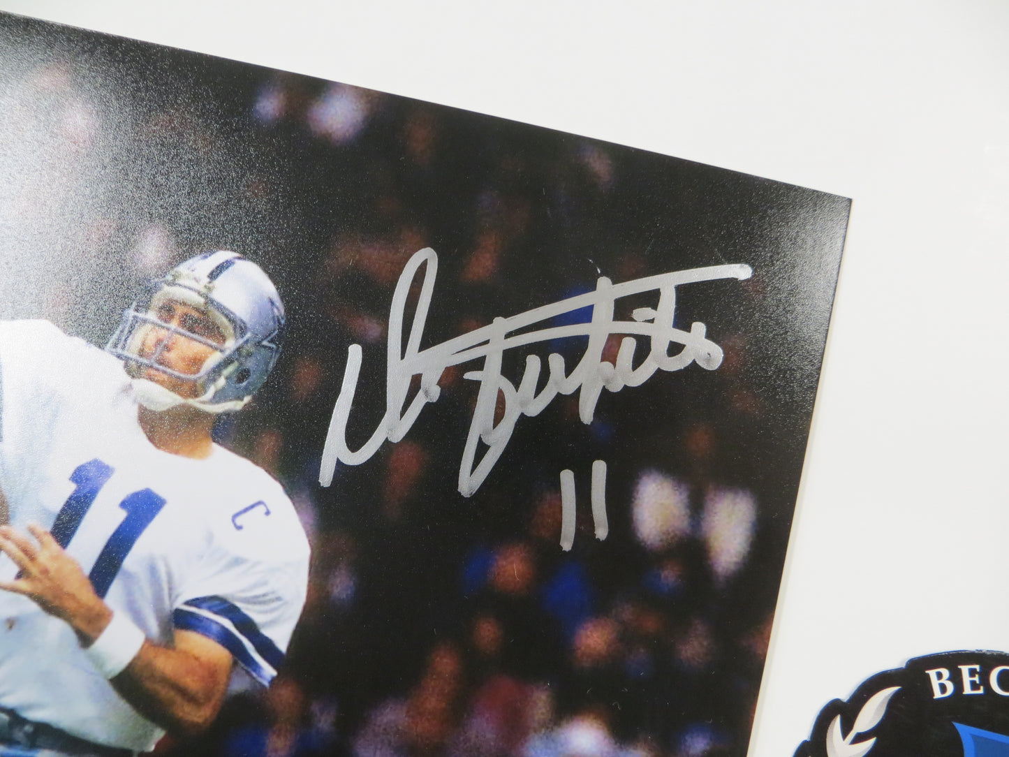 DANNY WHITE DALLAS COWBOYS SIGNED 8x10 PHOTO Texas Stadium ASU Sun Devils BAS