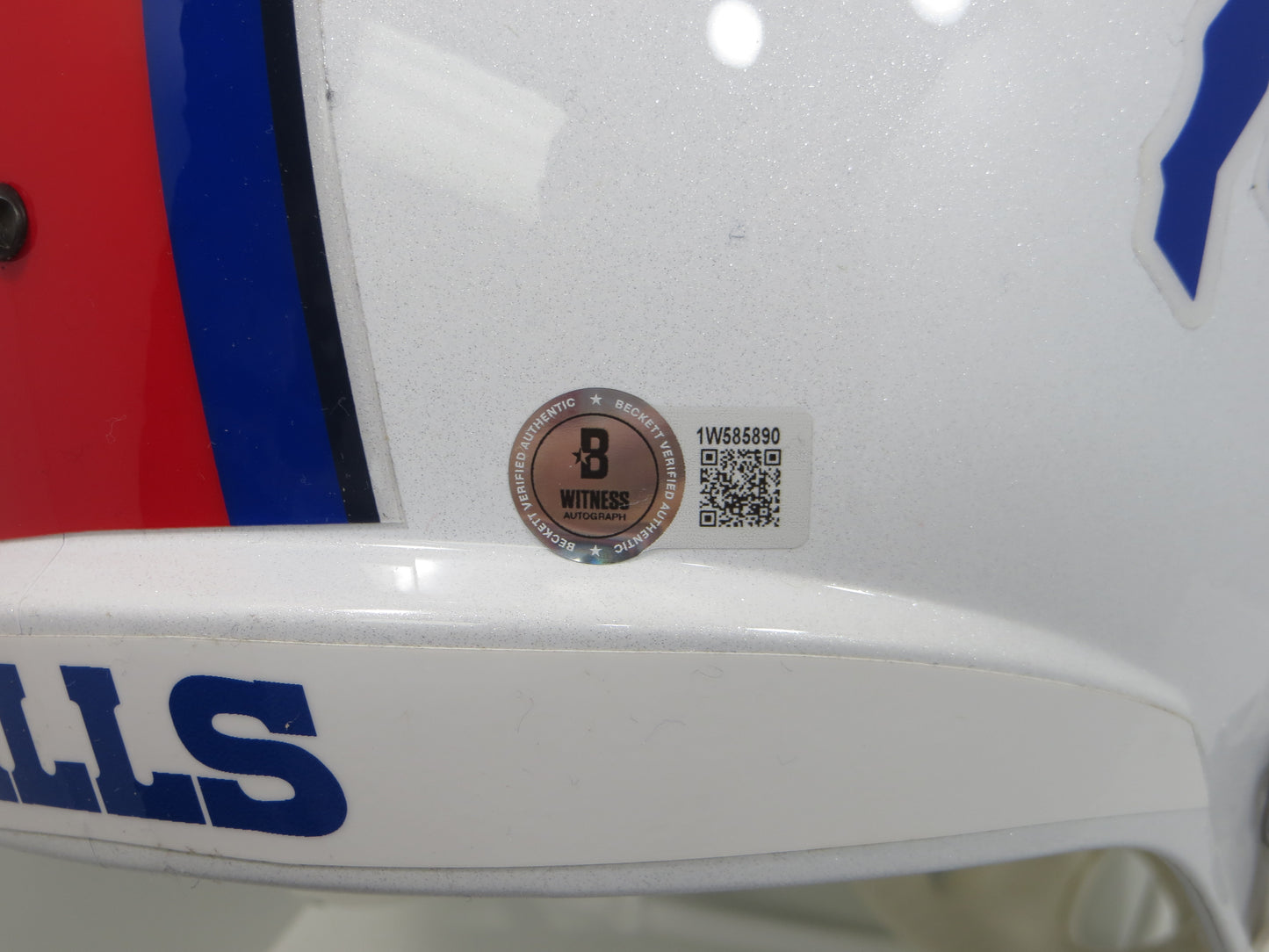 ANDRE REED BUFFALO BILLS SIGNED RIDDELL SPEED FULL SIZE Helmet w/HOF 14 BAS