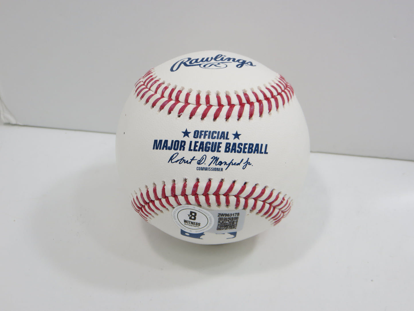 SEBASTIAN WALCOTT TEXAS RANGERS SIGNED RAWLINGS OML BASEBALL BAS COA