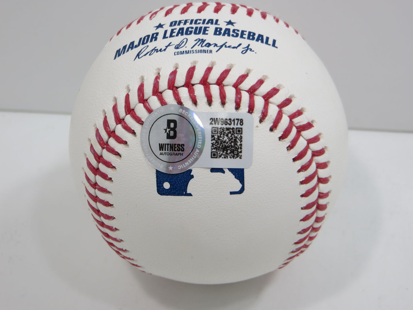 SEBASTIAN WALCOTT TEXAS RANGERS SIGNED RAWLINGS OML BASEBALL BAS COA