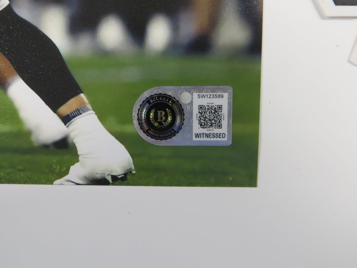 MAX DUGGAN TCU HORNED FROGS SIGNED Fiesta Bowl 8x10 PHOTO BAS