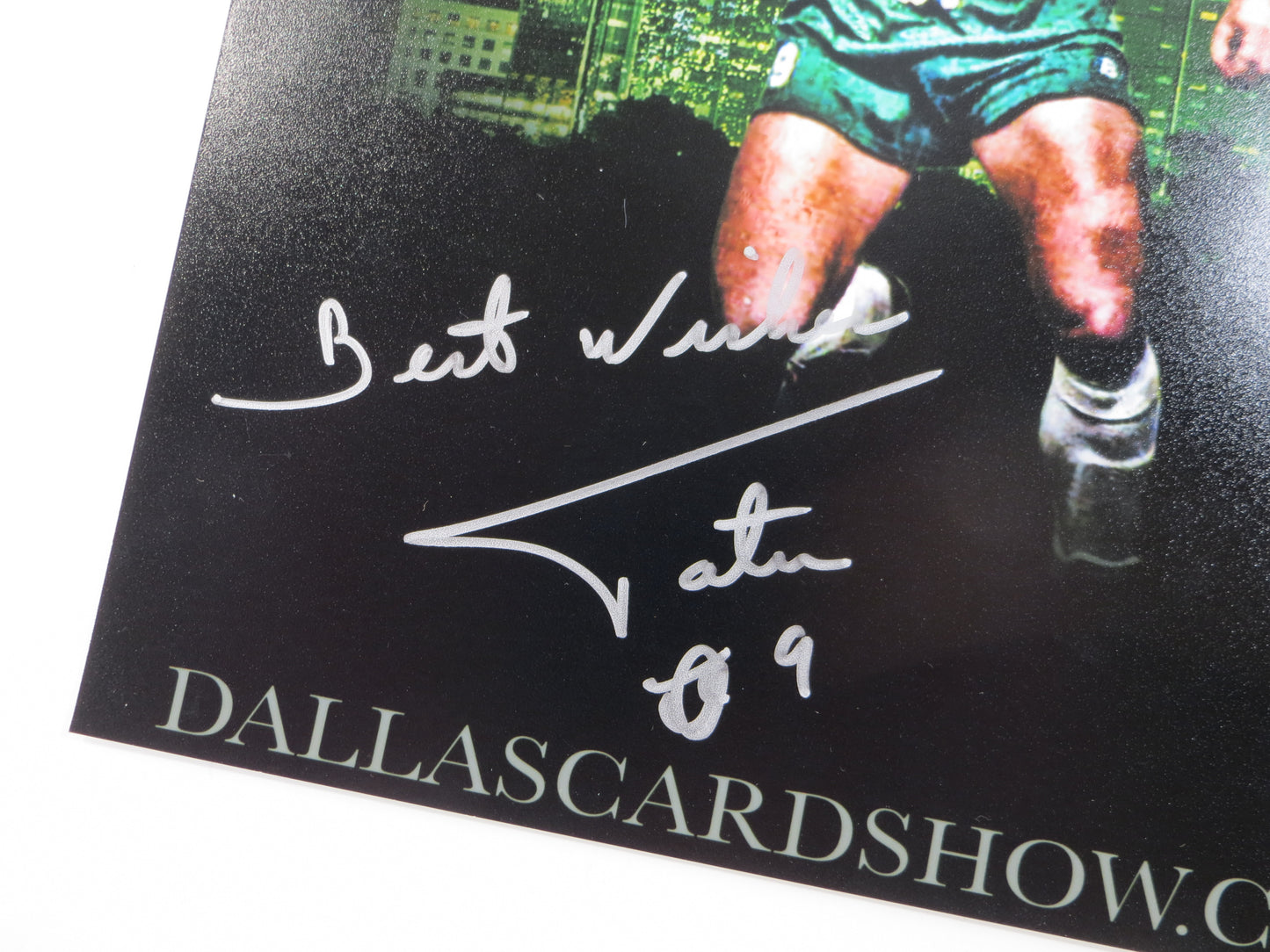TATU DALLAS SIDEKICKS SIGNED Custom Edit 8x10 PHOTO JSA COA