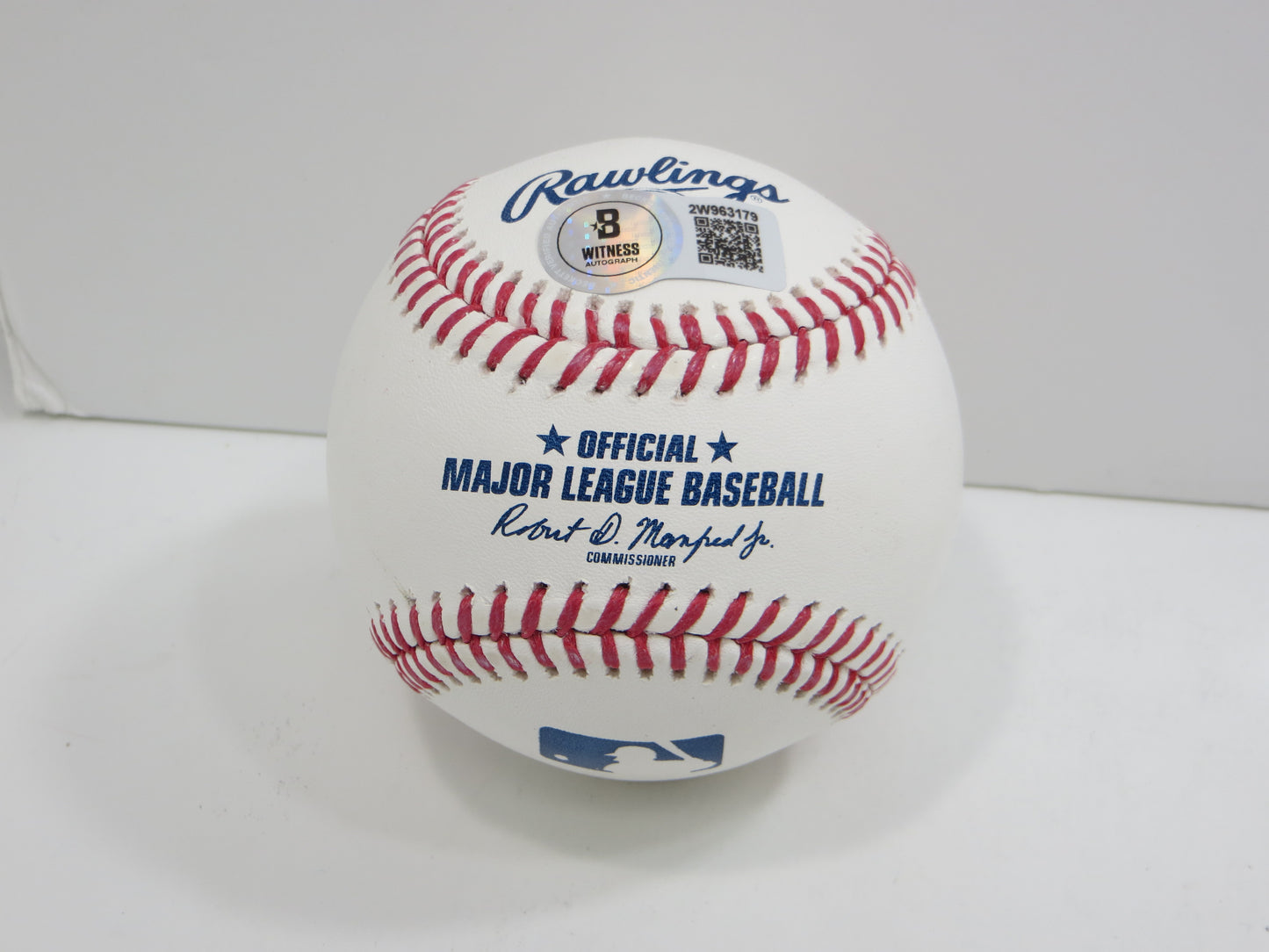 SEBASTIAN WALCOTT TEXAS RANGERS SIGNED RAWLINGS OML BASEBALL BAS COA