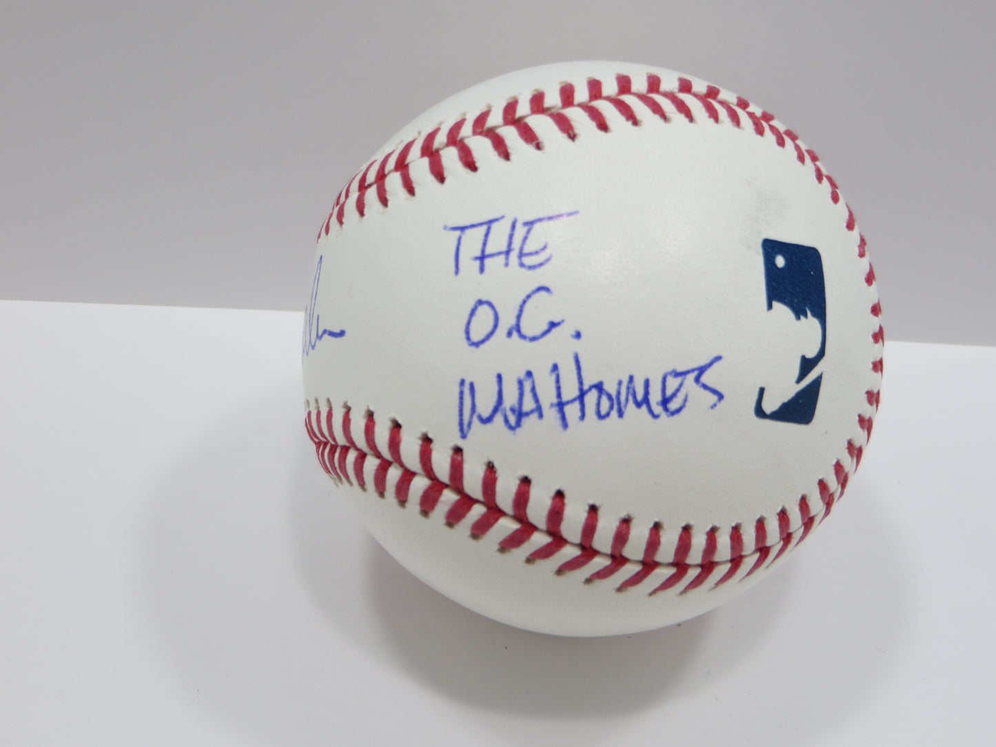 PAT PATRICK MAHOMES SR SIGNED OML BASEBALL Twins w/MVP MAKER THE OG BAS
