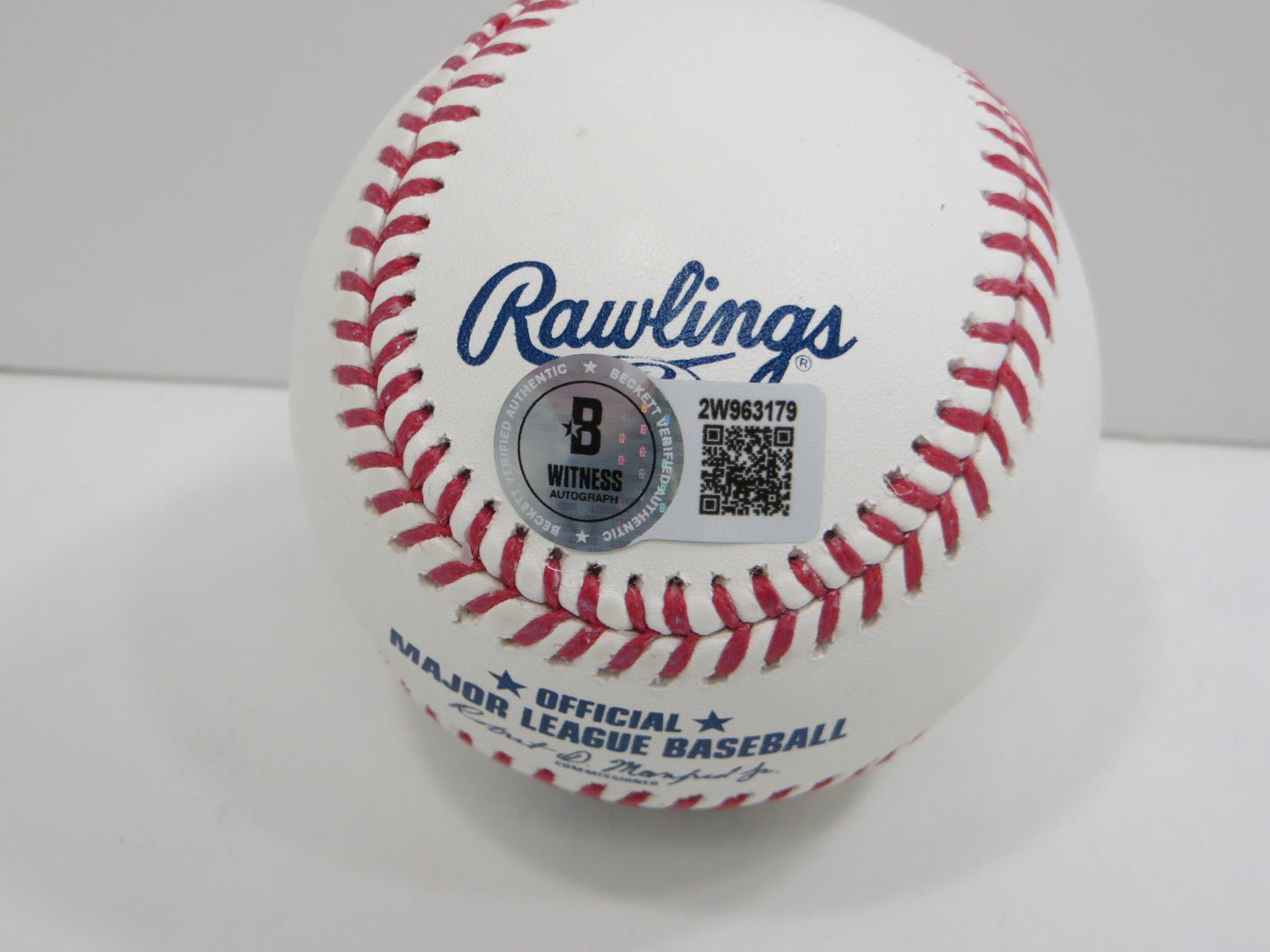 SEBASTIAN WALCOTT TEXAS RANGERS SIGNED RAWLINGS OML BASEBALL BAS COA