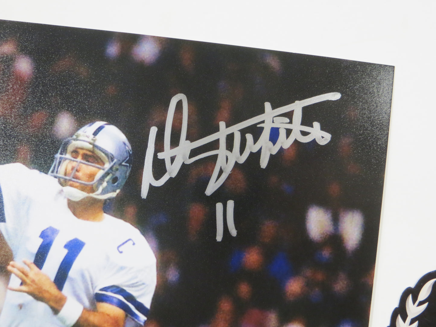 DANNY WHITE DALLAS COWBOYS SIGNED 8x10 PHOTO Texas Stadium ASU Sun Devils BAS