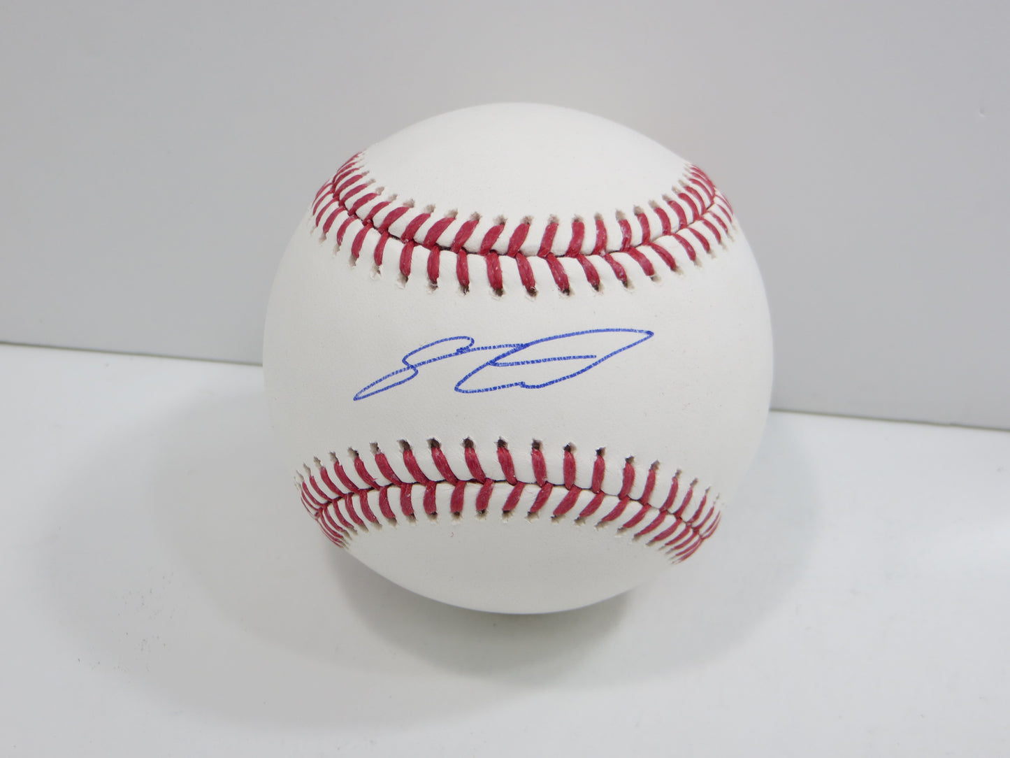 SEBASTIAN WALCOTT TEXAS RANGERS SIGNED RAWLINGS OML BASEBALL BAS COA