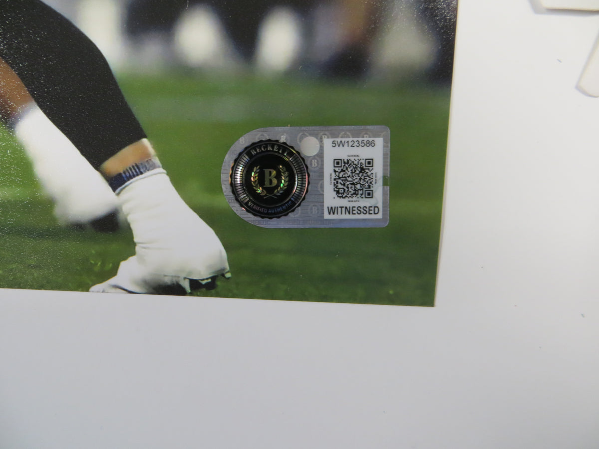 MAX DUGGAN TCU HORNED FROGS SIGNED Fiesta Bowl 8x10 PHOTO BAS