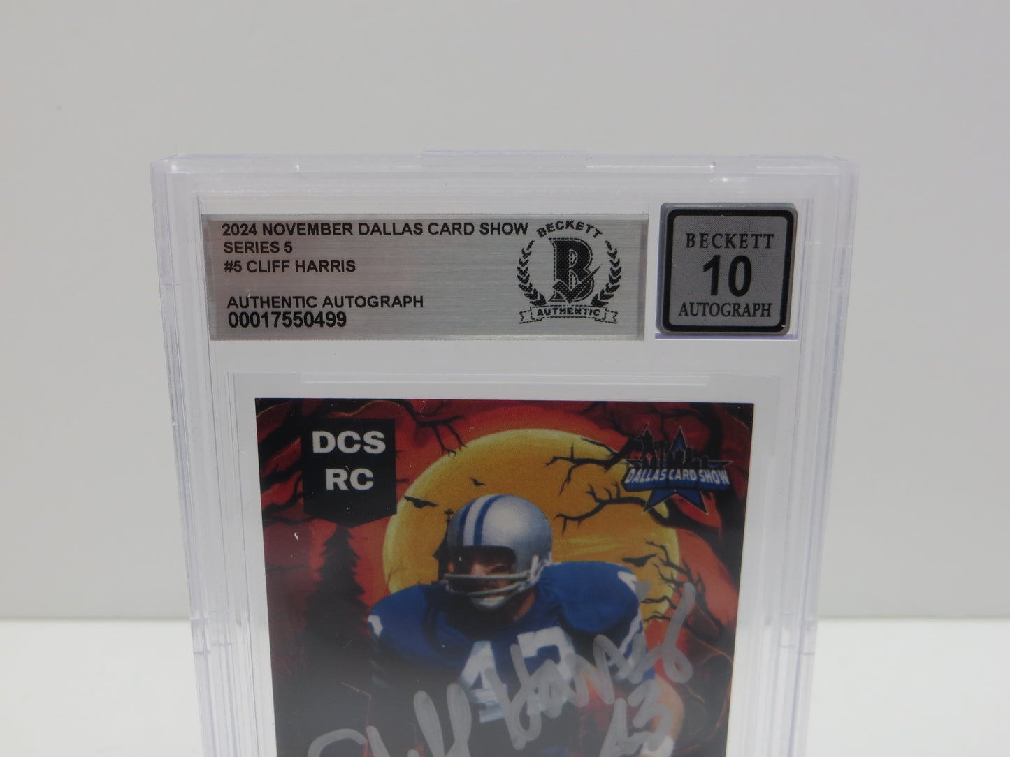 2024 DCS SERIES 5 CLIFF HARRIS #5 BGS 10 AUTO