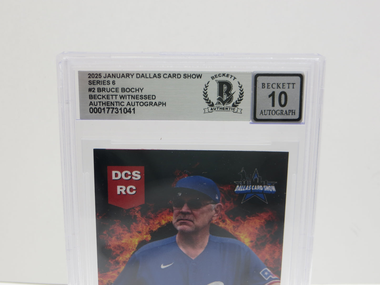 2025 JANUARY DCS SERIES 6 #2 BRUCE BOCHY BGS 10 AUTO