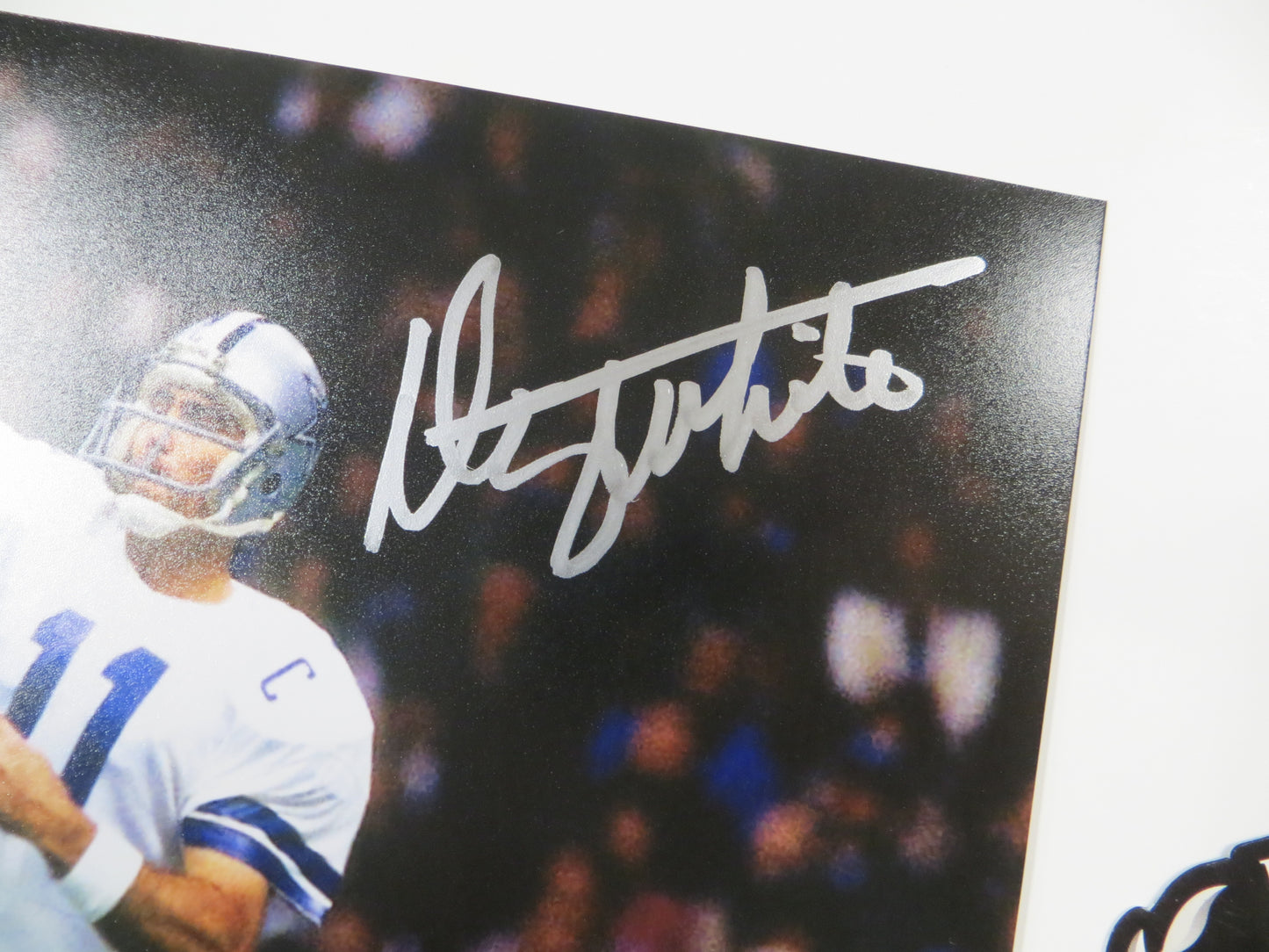 DANNY WHITE DALLAS COWBOYS SIGNED 8x10 PHOTO Texas Stadium ASU Sun Devils BAS