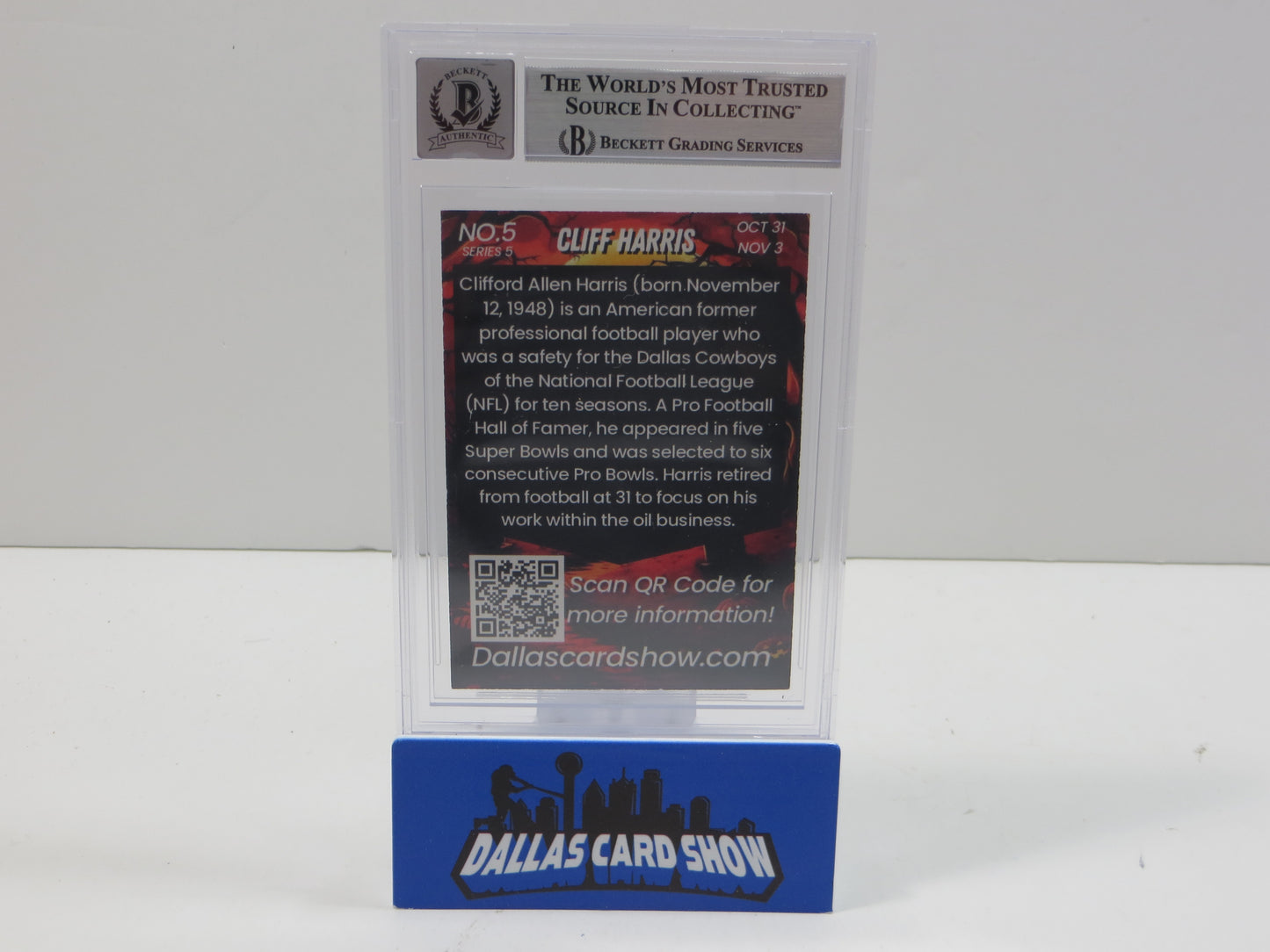 2024 DCS SERIES 5 CLIFF HARRIS #5 BGS 10 AUTO